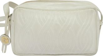 Fendi White Leather Shoulder Bag (Pre-Owned)