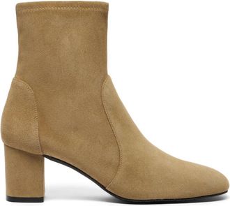 Stuart Weitzman Boots - Dames - Laarzen met Hak - Beige - 40 EU - Schoenen