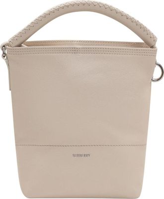Burberry Mini B Clip Bucket Bag - Dames - Handtassen - Beige - ONE Size - Katoen - Tassen