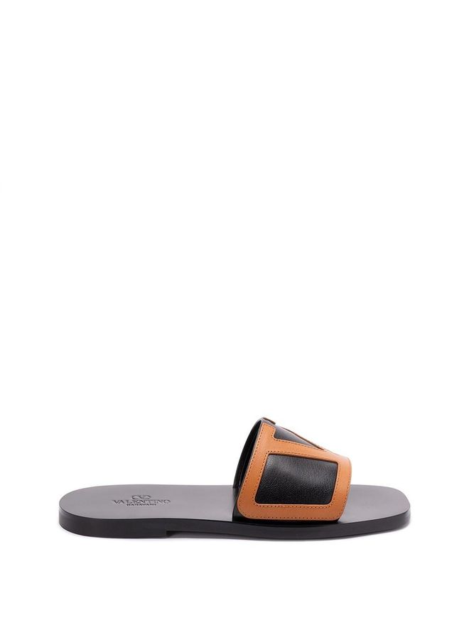 VALENTINO★ヴァレンティノ ヴィヴァ スーパースター スライド Viva Superstar Slide Sandal In Nappa Leather for Man in