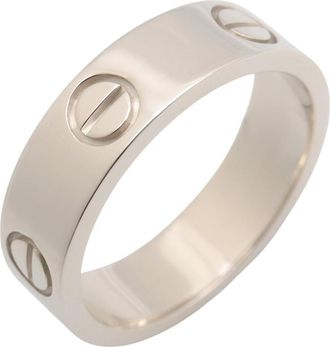 Cartier White Gold White Gold (18K) Band Ring (Pre-Owned)