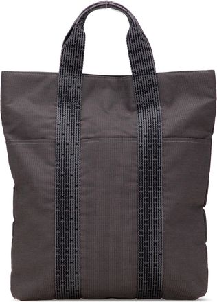 Hermès Pre-owned Womens Canvas Tote Bag - Grey Textile - One Size