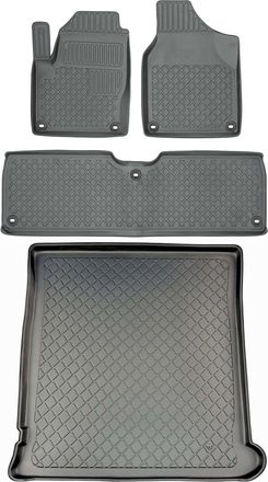 OEM Juego De Alfombrillas Para Coche Y Maletero Para Ford Galaxy I Minivan (1995-05.2006)