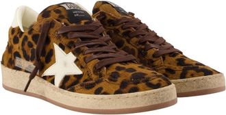 Golden Goose Womens Ball Star Sneakers - Golden Goose Deluxe Brand Leather Brown Calfskin Shoes