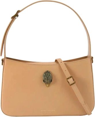 Kurt Geiger Tassen, Dames, Beige, ONE Size, Leer, Bond Shoulder Bag