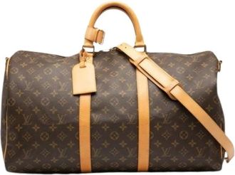 Louis Vuitton Pre-owned Weekend Bags, female, Brown, Size: ONE SIZE Pre-owned Weekend Bag