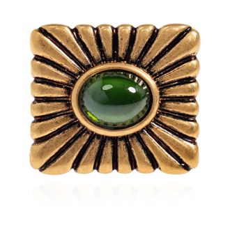 Versace Rings, unisex, Yellow, Size: 57 MM Circe Ring