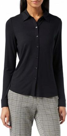 Marc O'Polo Dames, Blouses & Shirts, Zwart, Maat: XL
