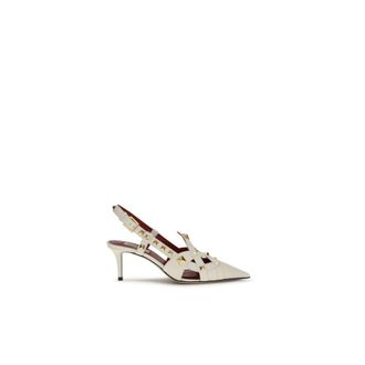 Valentino Garavani Pumps, female, Beige, Size: 10 US Goatskin Leather Pumps