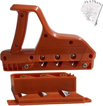 OEM Rabot A Chanfreiner - Para Placas De Yeso - &Aacute;ngulos 40&deg; Y 60&deg; - Cuerpo En Abs Y Cuchillas En Acero Inoxidable - 1 Unidad