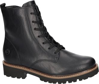 Remonte Schoenen, Dames, Zwart, 38 EU, Leer, D8661-00 Veterboots