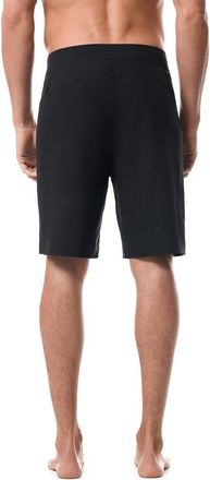 Coolibar Mens San Marino Boardshort - UPF 50+ Sun Protection - Accelera in Black at Nordstrom, Size X-Large
