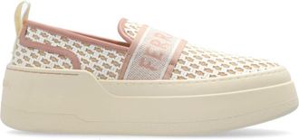 Ferragamo Schoenen Cindy - Dames - Sneakers - Roze - 36 EU - Leer - Schoenen