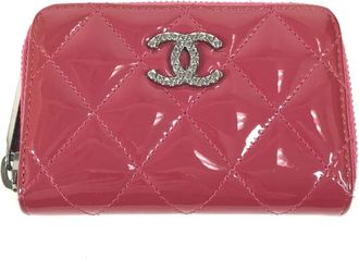 Chanel Pink Quilting Coin Purse/Coin Case (Pre-Owned)