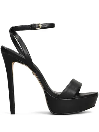 Carrano 140mm leather sandals - women - Calf Leather/Calf Leather/Calf Leather - 37 - Black