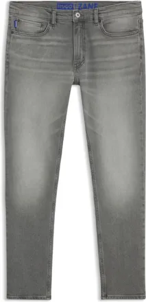 HUGO BOSS Skinny-fit jeans in faded-gray stretch denim