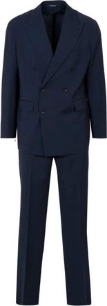 Tagliatore Double-Breasted Suit Set - Heren - Business pakken - Blauw - XL - Kostuums