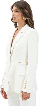 Elisabetta Franchi Donna, Giacche, Beige, L, new