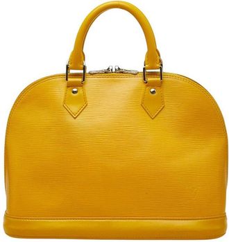 Louis Vuitton Yellow Epi Leather Alma Pm (Authentic Pre-Loved)