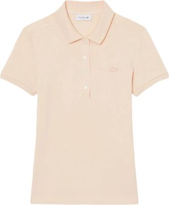 Lacoste L.12.D Mini Piqu&eacute; Polo - Dames - Polos - Oranje - 2XS - Katoen - Tops
