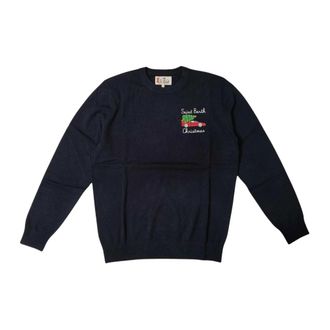 MC2 Saint Barth Jersey Heron Cuello Redondo - Knitwear - Hombre - Azul - ONE SIZE