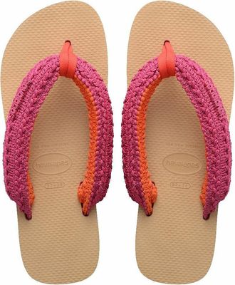Havaianas Teenslipper met sleehak Top High Chuncky Boho