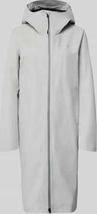 Peak Performance Mantel mit Zweiwege-Rei&szlig;verschluss und Kapuze in Stein, Gr&ouml;&szlig;e XL