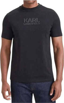 Karl Lagerfeld T-shirt 755073 - Heren - T-shirts - Zwart - M - Katoen - Tops