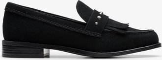 Clarks Hana Loafer Black Sde Schoenen