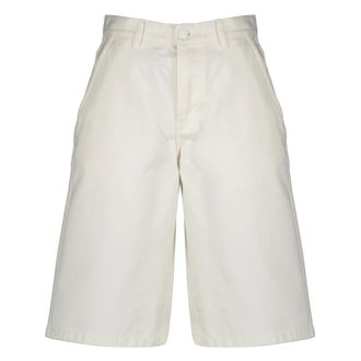 Ami Denim Shorts, male, White, Size: W28 Loose Bermuda Shorts