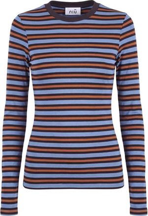 Ni&ugrave; Long Sleeve Top - Dames - Longsleeves - Veelkleurig - M - Tops