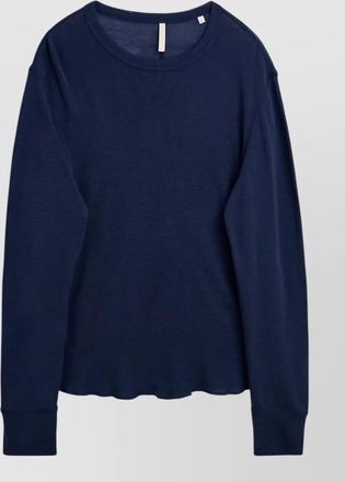 Sunflower wool long-sleeve t-shirt