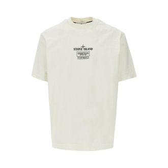 Stone Island Logo print organic cotton T-shirt Man S