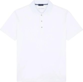 Paul & Shark Polo met geborduurd logo - Heren - Polos - Wit - L - Katoen - Tops