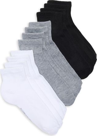 Vince Camuto 6-Pack Quarter Socks in White at Nordstrom Rack, Size 9/11