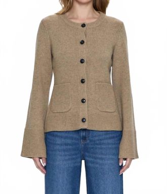 Pistola Denim Dani Cardigan In Toasted Wheat