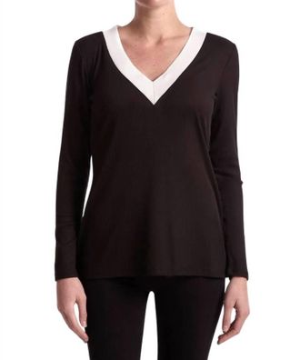 Capsule 121 Aries Top In Black/white