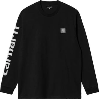 Carhartt Work in Progress Archive Script long-sleeve T-shirt - men - Cotton - S - Black