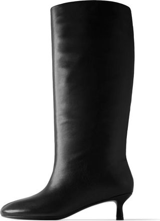 L37 Dancing With Shadows Hoge Laarzen - Dames - Laarzen met Hak - Zwart - 39 EU - Leer - Schoenen