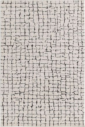 AFK Living Alfombra ultrasuave con efecto esculpido beige 160 x 230 cm