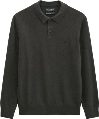 Marc O'Polo Maglia Polo Manica Lunga - - Knitwear - Uomo - Marrone - 2XL