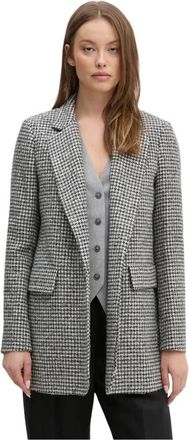 Sandro Ferrone Wolmix Blazer - Dames - Blazers - Grijs - XS - Wol - Jassen