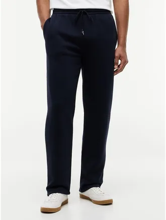 Tommy Hilfiger Mens Relaxed Brushed-Back Fleece Sweatpant - Navy - XXXL