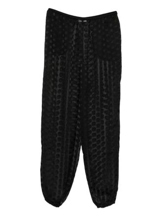 Frankie Shop Orissa sheer-finish baloon trousers - Black