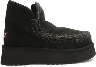 Mou Black Mini Eskimo Boots
