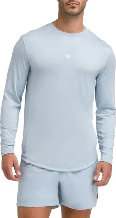 Wilson Everyday Performance Long Sleeve T-Shirt in Blue Fog at Nordstrom, Size Medium