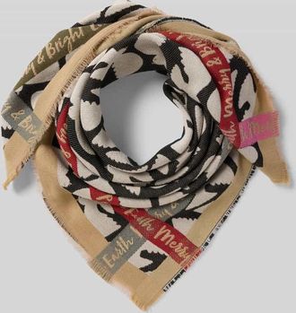 Codello Schal mit Ausfransungen in Black, Größe 1