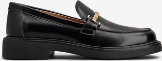 Tod's Lackleder-Mokassins mit Zier-St&auml;bchen