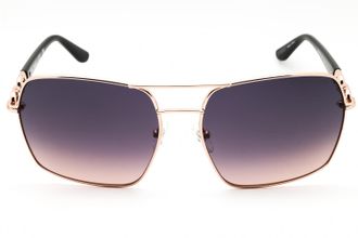 Guess GU00159 Gradient Smoke Lens Sunglasses - Rose Gold