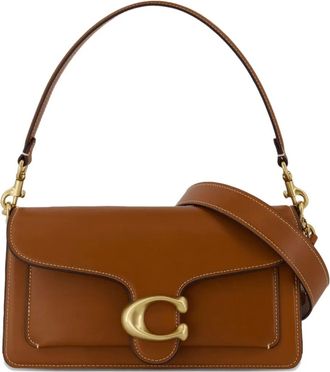 Coach Borsa a spalla Tabby 26 con logo - Marrone